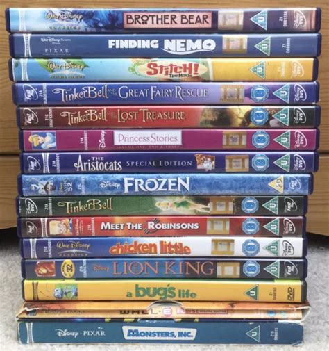 DISNEY & PIXAR dvd bundle X15 £5.99 - PicClick UK