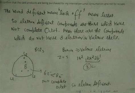 What are electron deficient compounds ? Are BCl3 and SiCl4 electron ...