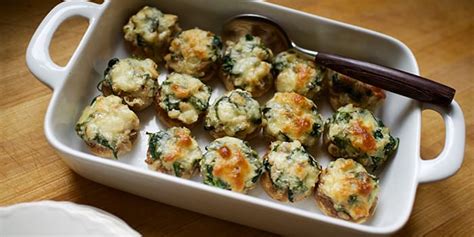 Spinach and Cheese Stuffed Mushrooms Recipe | BODi