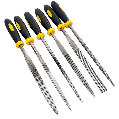 6pcs Mini Files Set Metal Filing Rasp Needle File Wood Grinding Hand ...