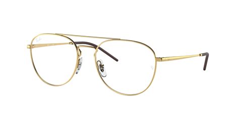 Ray-Ban prescription glasses RB6414 Gold - Metal - 0RX6414250053 | Ray ...