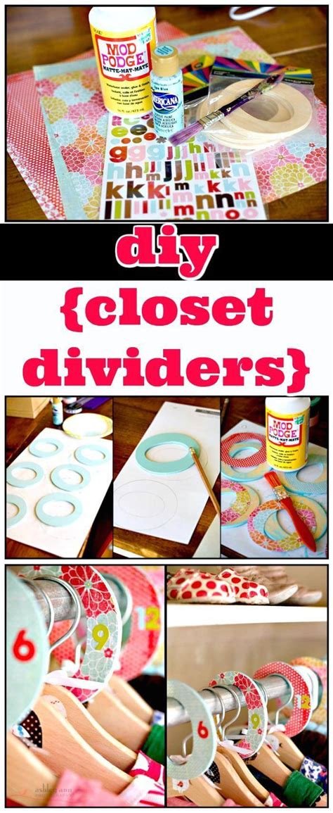 20 Easy DIY Baby Closet Dividers To Organize Baby Clothes