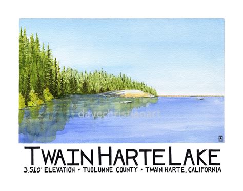 Twain Harte Lake — Dave Christian Art