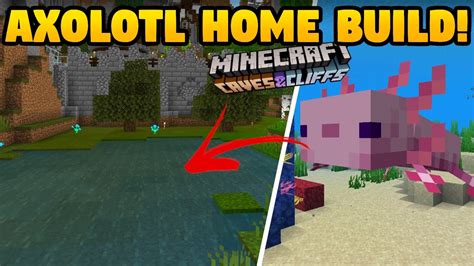 Minecraft Building My Axolotl Home! 1.17 Preparations! - YouTube