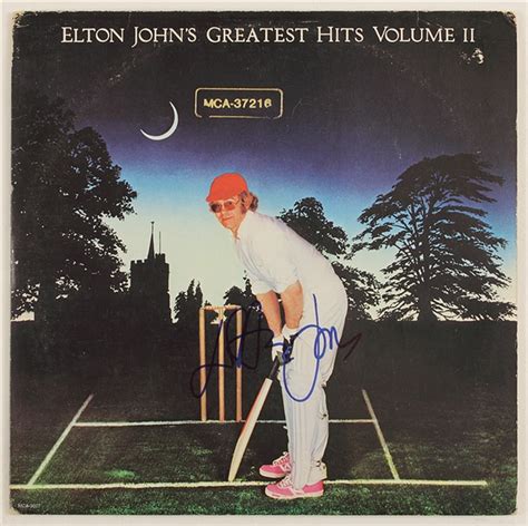 Lot Detail - Elton John Signed "Greatest Hits Volume II" Album