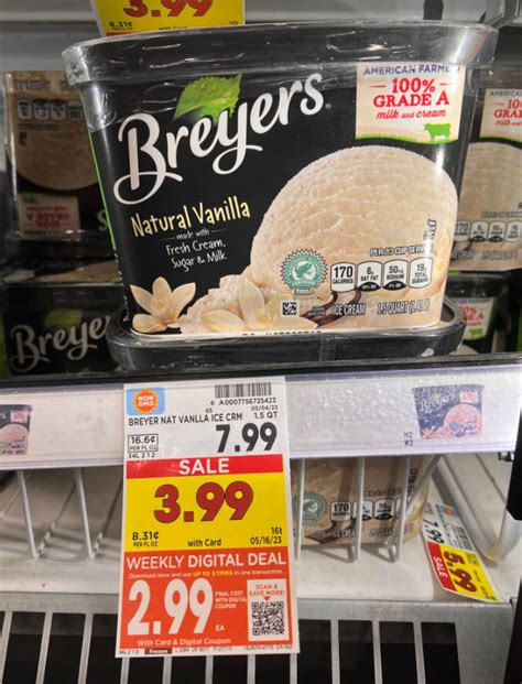 Breyers® Ice Cream and Klondike® Bars are $2.99 at Kroger! - Kroger Krazy