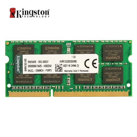 Kingston DDR3 RAM 8GB laptop ram 8 GB Memory ddr3 1333Mhz KVR1333D9S9/8G CL9 1.5V PC3 10600 ...