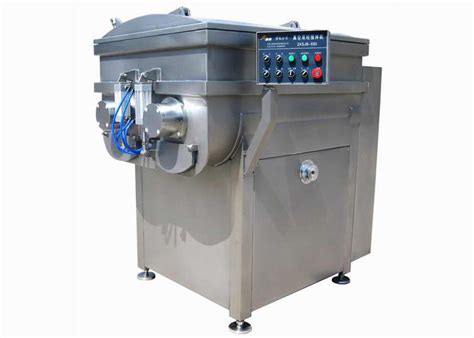 Professional Meat Canning Equipment Stainless Steel Double Axis Vacuum Meat Mixer