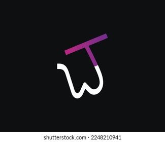 Creative Letter Wt Logo Design Vector Stock Vector (Royalty Free) 2248210941 | Shutterstock