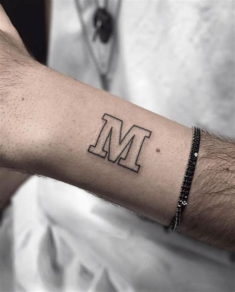 Letter M Tattoo Fonts