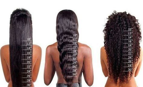 Pin on Weaves , Hair Extensions, & Wigs 2 | Hair length chart, Human ...