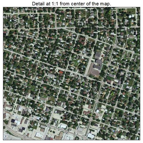 Aerial Photography Map of Carroll, IA Iowa