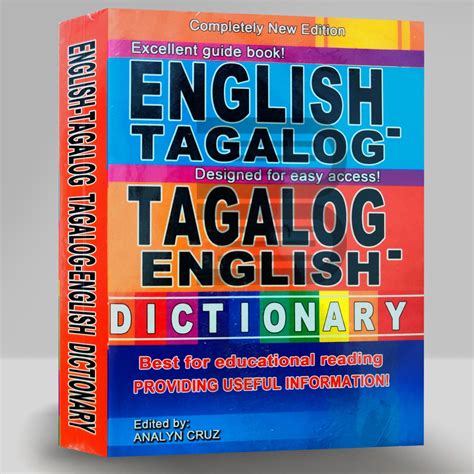 ENGLISH - TAGALOG TAGALOG - ENGLISH DICTIONARY - Analyn Cruz [Handbook] | Shopee Philippines