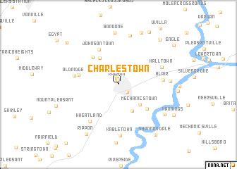 Charles Town (United States - USA) map - nona.net