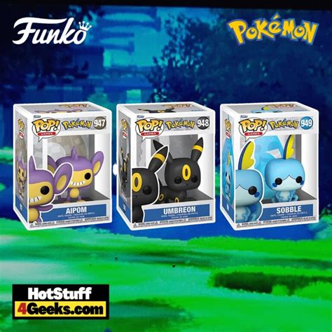 2023 NEW Pokémon: Umbreon, Sobble, and Aipom Funko Pops!