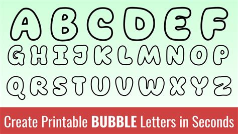 Free Printable Flower Bubble Letters | Best Flower Site