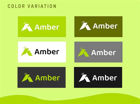 Amber Wifi Connection Logo and Brand identity Design on Behance