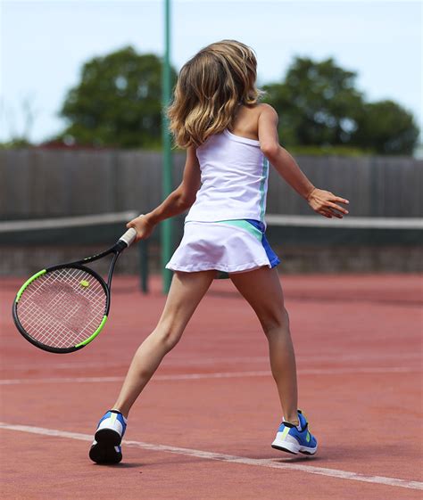 Girls Cool Mint Tennis Skirt | Stunning Racer Back by Zoe Alexander