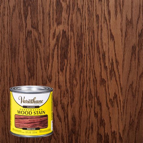 Varathane 8 oz. Red Oak Classic Wood Interior Stain-339728 - The Home Depot
