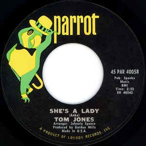 Tom Jones - She's A Lady (1971, Pitman Pressing, Vinyl) | Discogs