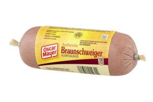 Oscar Mayer Authentic Braunschweiger Liver Sausage Oscar Mayer ...