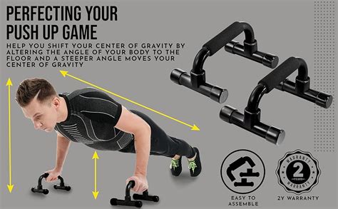 Generies Push Up Bars The Push Up Handles for Floor with Cushioned Foam ...