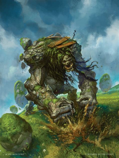 Troll Warrior Token MtG Art from Kaldheim Set by Caio Monteiro - Art of ...