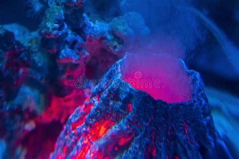 Underwater volcano stock photo. Image of submerged, smokestack - 174887746