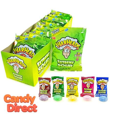 Warhead Extreme Sour Hard Candy 1oz Bags - 12ct – CandyDirect.com