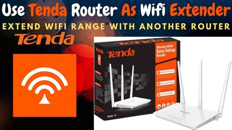 Use Tenda Router As Wifi Extender | How To Extend Wifi With Another ...