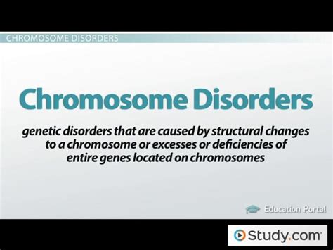 Genetic Disorder | Definition, Causes & Types - Lesson | Study.com