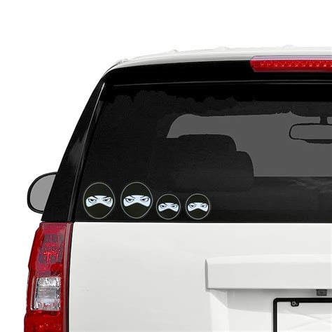 Ninja Family Car Stickers - Ninja Kids Windshield Decals - Ninjas ...