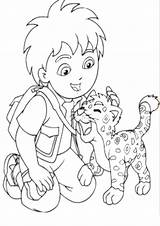 Go Diego Face Coloring Pages sketch template