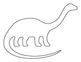 Free Dinosaur Patterns for Crafts, Stencils, and More