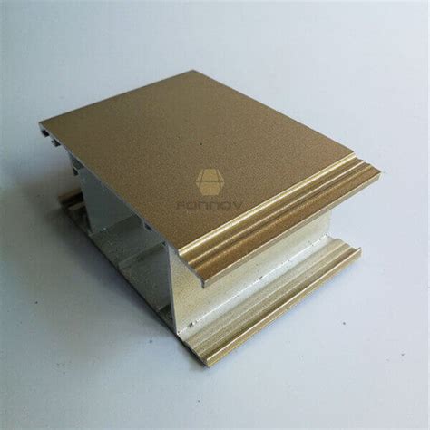 Anodized Aluminum Profiles AA6063t5 Champagne Anodising | FONNOV Aluminium