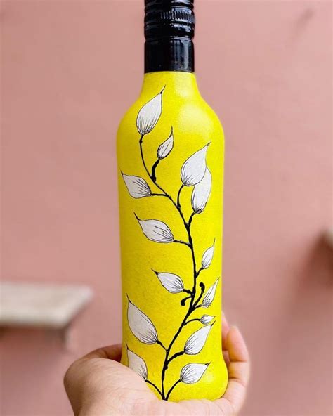 130+ Wine Bottle Painting Ideas and Designs for Beginners (Simple) - Bottle Art India | Glass ...