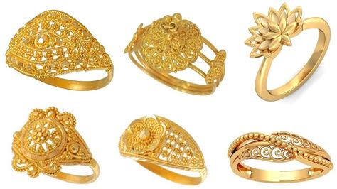 latest gold ring designs/ Daily Wear Gold Rings Designs For Women/rings designs for engagement ...