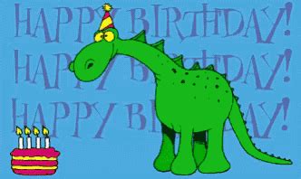 Birthday Dinosaur GIFs | Tenor