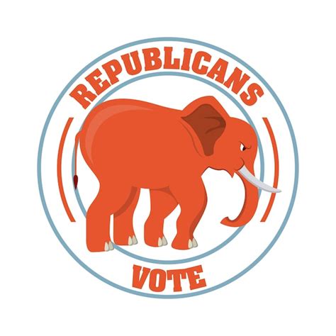 Premium Vector | Republican party design