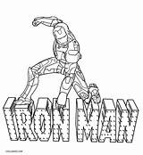 Iron Man Coloring In sketch template