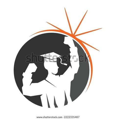 Scholar Student Success Logo Icon Illustration Stock Vector (Royalty ...