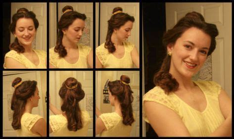 Mirror Image | Belle hairstyle, Disney hair, Princess hairstyles