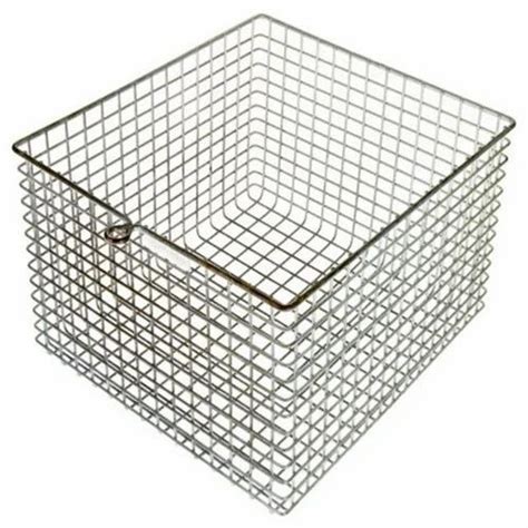 Stainless Steel Wire Mesh Baskets at Rs 300 | Ghaziabad | ID: 10853888762