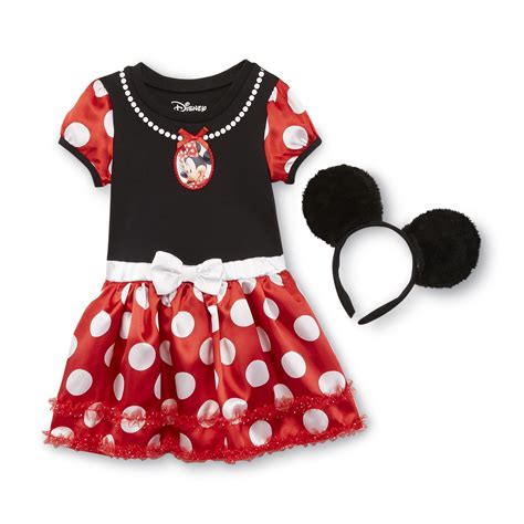 Disney Minnie Mouse Infant & Toddler Girl's Costume Dress & Headband - Clothing - Baby Clothing ...