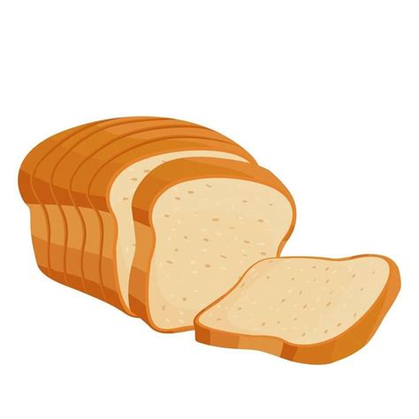 Download Cartoon vector illustration isolated object delicious flour food bakery bread whole ...