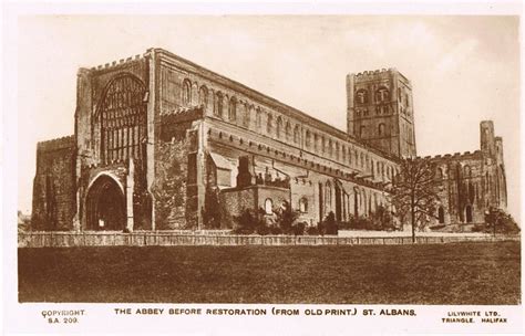 The Abbey Before Restoration (From Old Print) St Albans | Flickr - Photo Sharing!