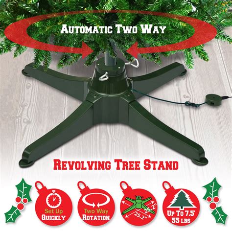 Rotating Stand for 7.5ft Artificial Christmas Tree Revolving Base – Sunny Outdoor US