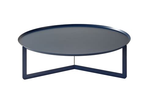 ROUND 3 OUTDOOR metal coffee table cm ø 80x23h