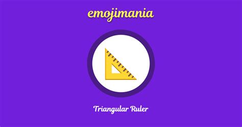 📐 Triangular Ruler emoji Copy & Paste - Emojimania