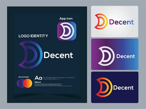 d letter logo mark | decent logo design. by Freelancer Tanbir on Dribbble